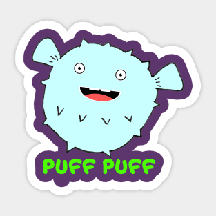 Puff Puff Sticker